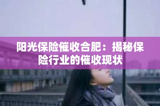 阳光保险催收合肥：揭秘保险行业的催收现状