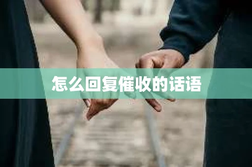 怎么回复催收的话语