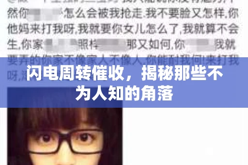 闪电周转催收，揭秘那些不为人知的角落
