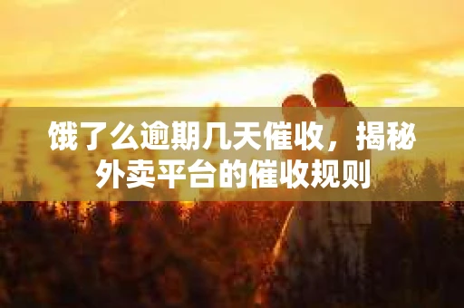 饿了么逾期几天催收，揭秘外卖平台的催收规则