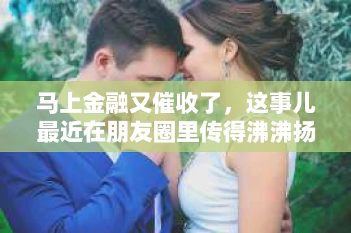 马上金融又催收了，这事儿最近在朋友圈里传得沸沸扬扬。说实话，我也有点好奇，这马上金融到底是怎么回事？催收又是怎么一回事？今天，我就来跟大家聊聊这个话题。