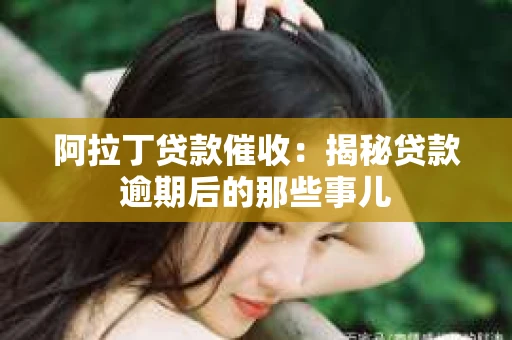 阿拉丁贷款催收:揭秘贷款逾期后的那些事儿 阿拉丁贷款催收:揭秘贷款逾期后的那些事儿
