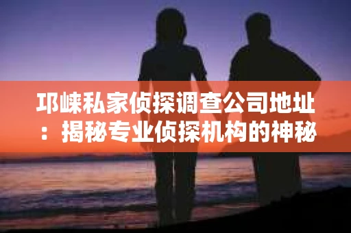 邛崃私家侦探调查公司地址：揭秘专业侦探机构的神秘面纱