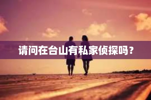 请问在台山有私家侦探吗？