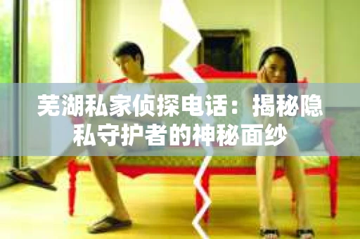 芜湖私家侦探电话：揭秘隐私守护者的神秘面纱