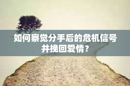 如何察觉分手后的危机信号并挽回爱情？
