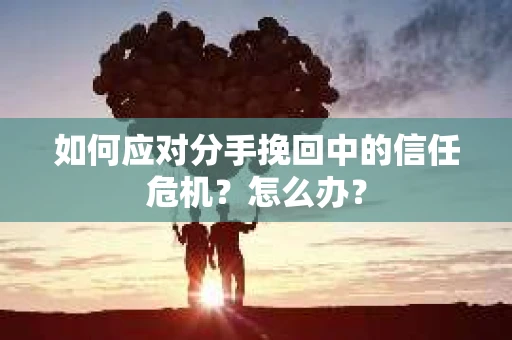 如何应对分手挽回中的信任危机？怎么办？