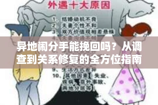 异地闹分手能挽回吗？从调查到关系修复的全方位指南